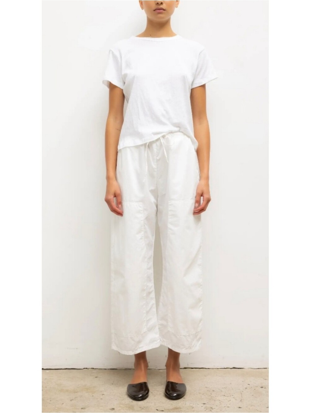 LESET Kyoto Carpenter Pant White